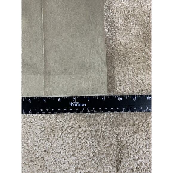 Dockers D4 Pants Relaxed Fit Flat Front Mens 38X32 Chino Beige Khaki Cotton #347 - Picture 13 of 16
